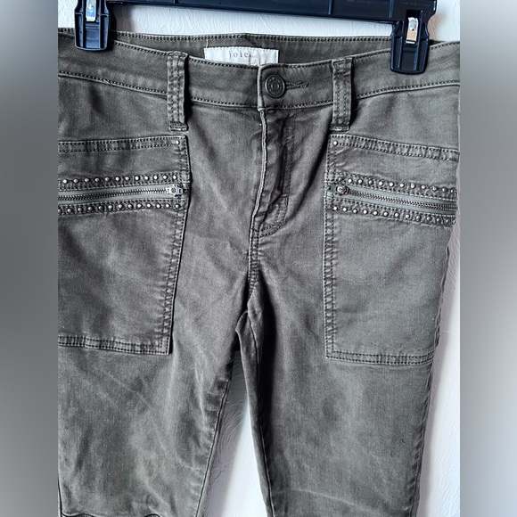Joie Green Studded Hazina Skinny Ankle Jean - Picture 5 of 12